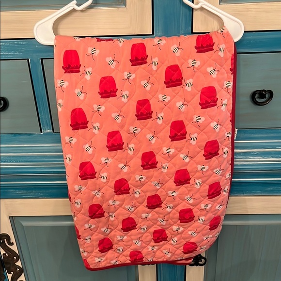 Kickee Pants Red and Pink Baby bamboo Blanket! - Picture 2 of 4